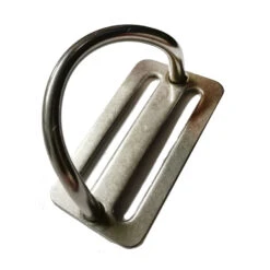 Anneau ESM Inox En D Avec Passe Sangle -Combinaison Soldes Magasin 45