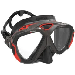 Masque X-WIRE MARES -Combinaison Soldes Magasin noir rouge 2