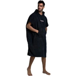 Poncho CRESSI Noir -Combinaison Soldes Magasin pochon noir 1