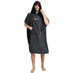 Poncho CRESSI Noir -Combinaison Soldes Magasin pochon noir 2