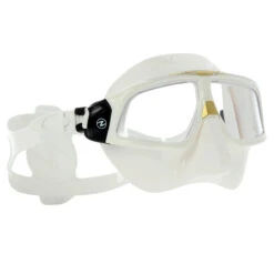 Masque SPHERA X AQUALUNG -Combinaison Soldes Magasin sphera blanc dore 1