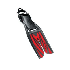 Palmes TWIN JET MAX + Ressort SCUBAPRO -Combinaison Soldes Magasin twin jet rougebleu 1